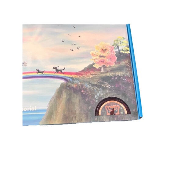 Capti Pets Rainbow Bridge *NEW* Memorial For Fur Dads & Moms Single Dog Wood - Picture 3 of 7